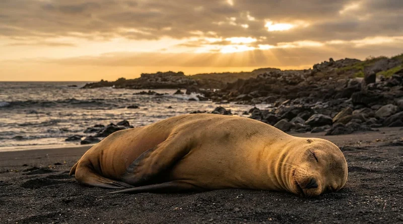 Sea lion at Galapagos Islands - Galaapp mobile hero