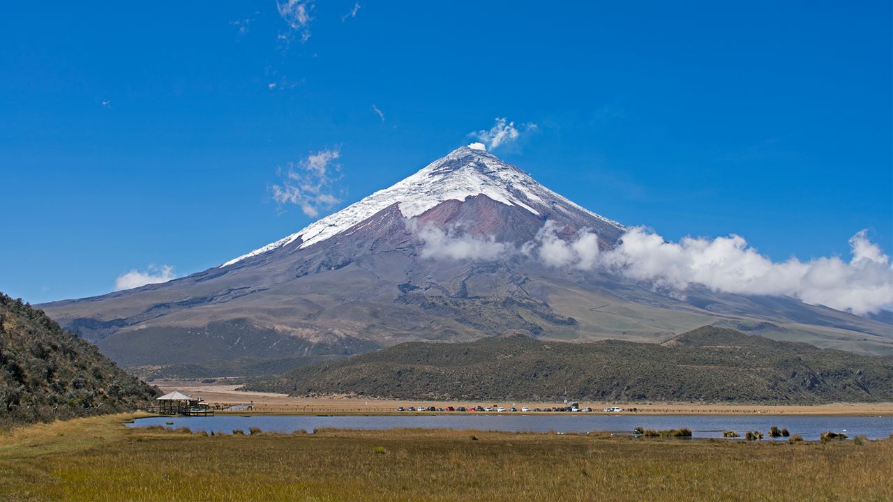 Cotopaxi volcano in the Andes, part of an Ecuador Galápagos Amazon Andes itinerary