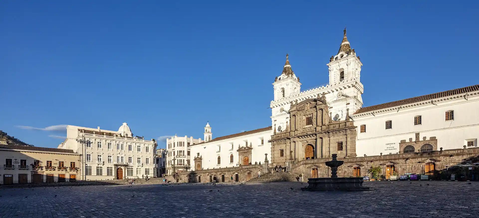Is Ecuador safe to travel? Plaza San Francisco in Quito's historic center